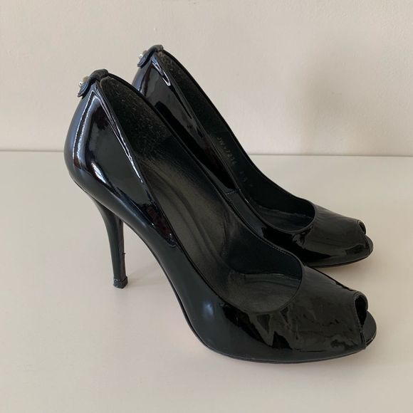 Stuart Weitzman Patent Leather Heels Size 8.5 - Picture 5 of 5